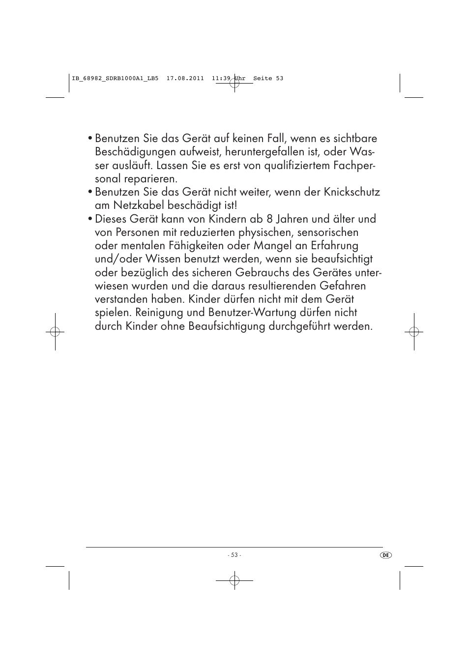 Silvercrest SDRB 1000 A1 User Manual | Page 55 / 62