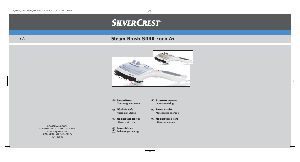 Silvercrest SDRB 1000 A1 User Manual | 86 pages