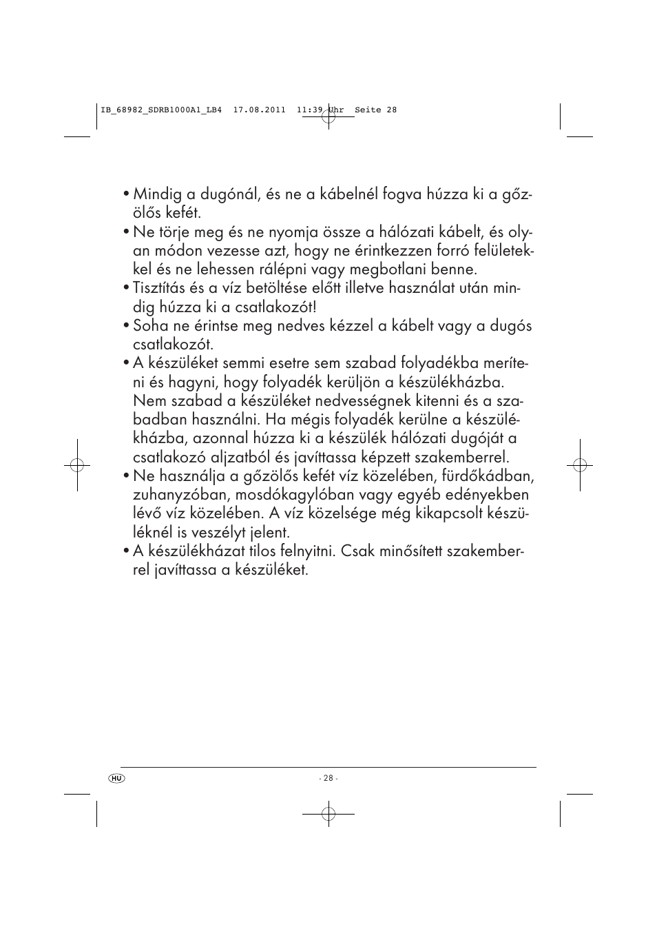Silvercrest SDRB 1000 A1 User Manual | Page 30 / 86