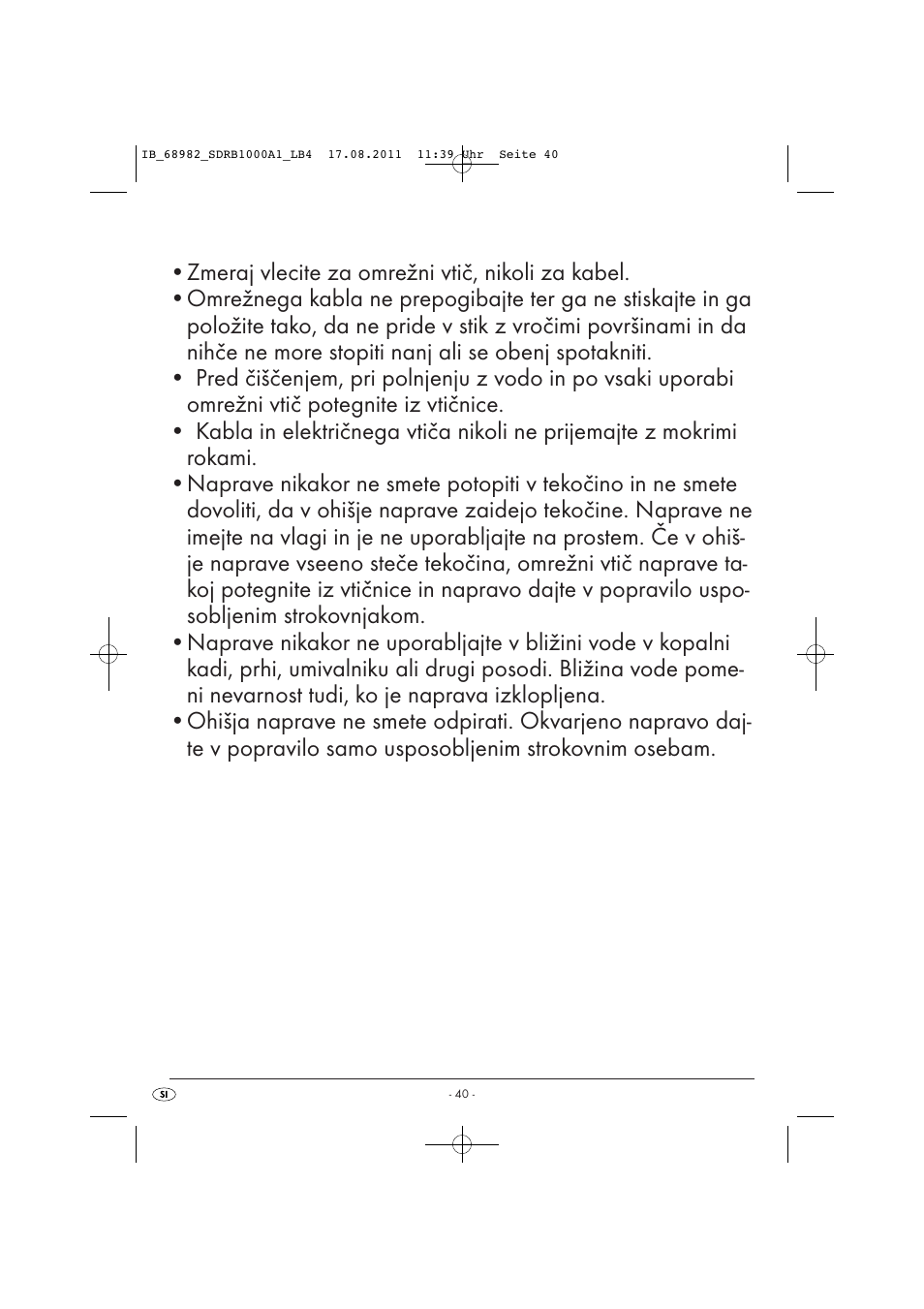 Silvercrest SDRB 1000 A1 User Manual | Page 42 / 86