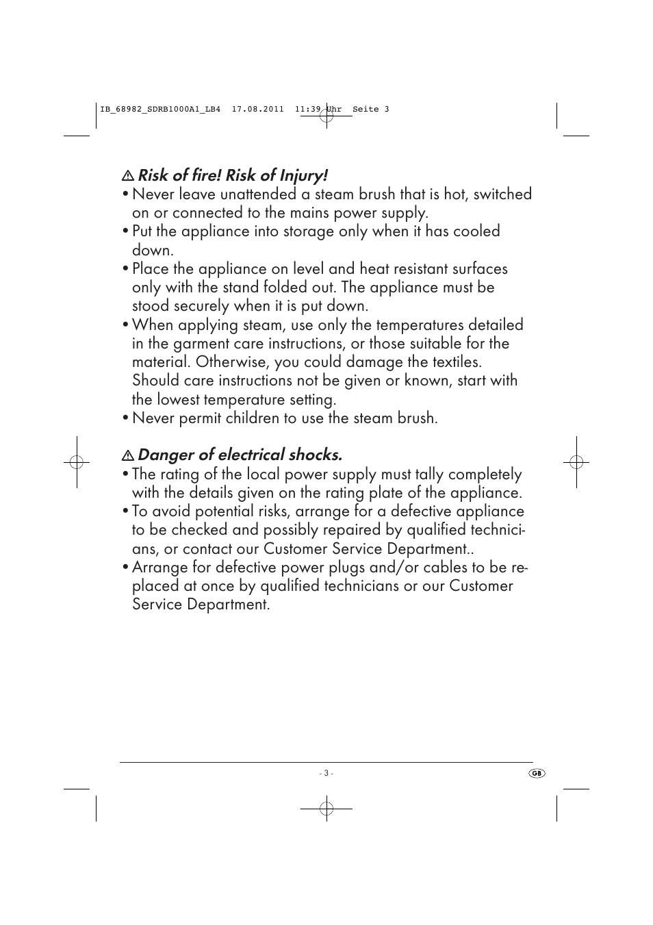 Silvercrest SDRB 1000 A1 User Manual | Page 5 / 86