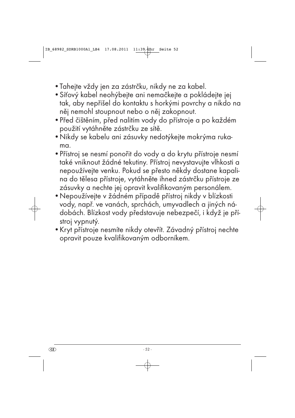 Silvercrest SDRB 1000 A1 User Manual | Page 54 / 86