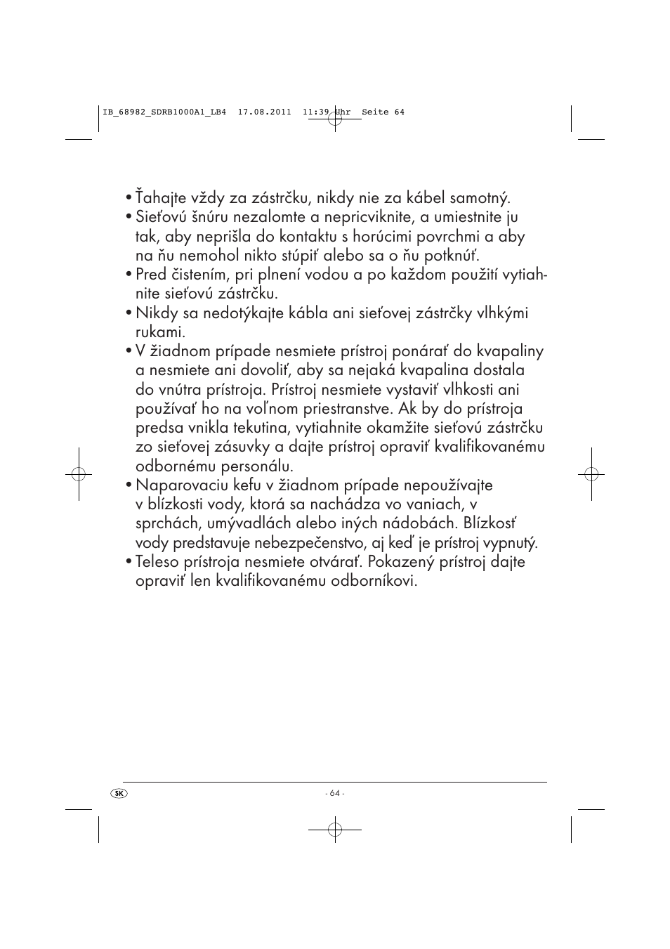 Silvercrest SDRB 1000 A1 User Manual | Page 66 / 86