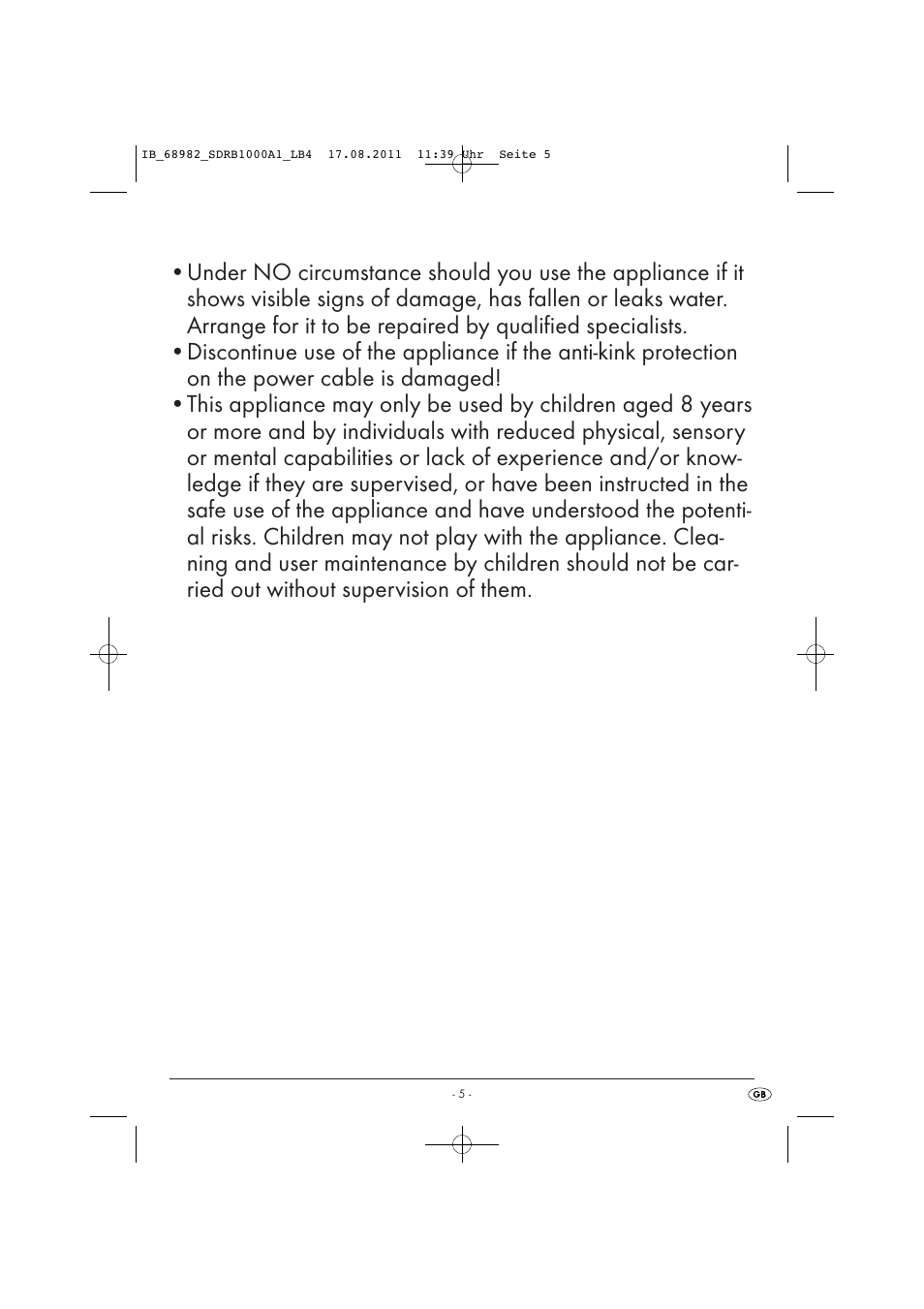 Silvercrest SDRB 1000 A1 User Manual | Page 7 / 86