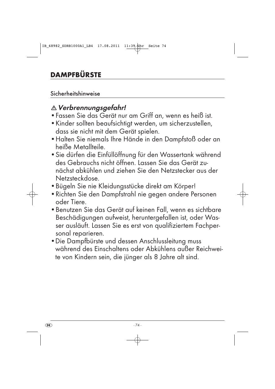 Silvercrest SDRB 1000 A1 User Manual | Page 76 / 86