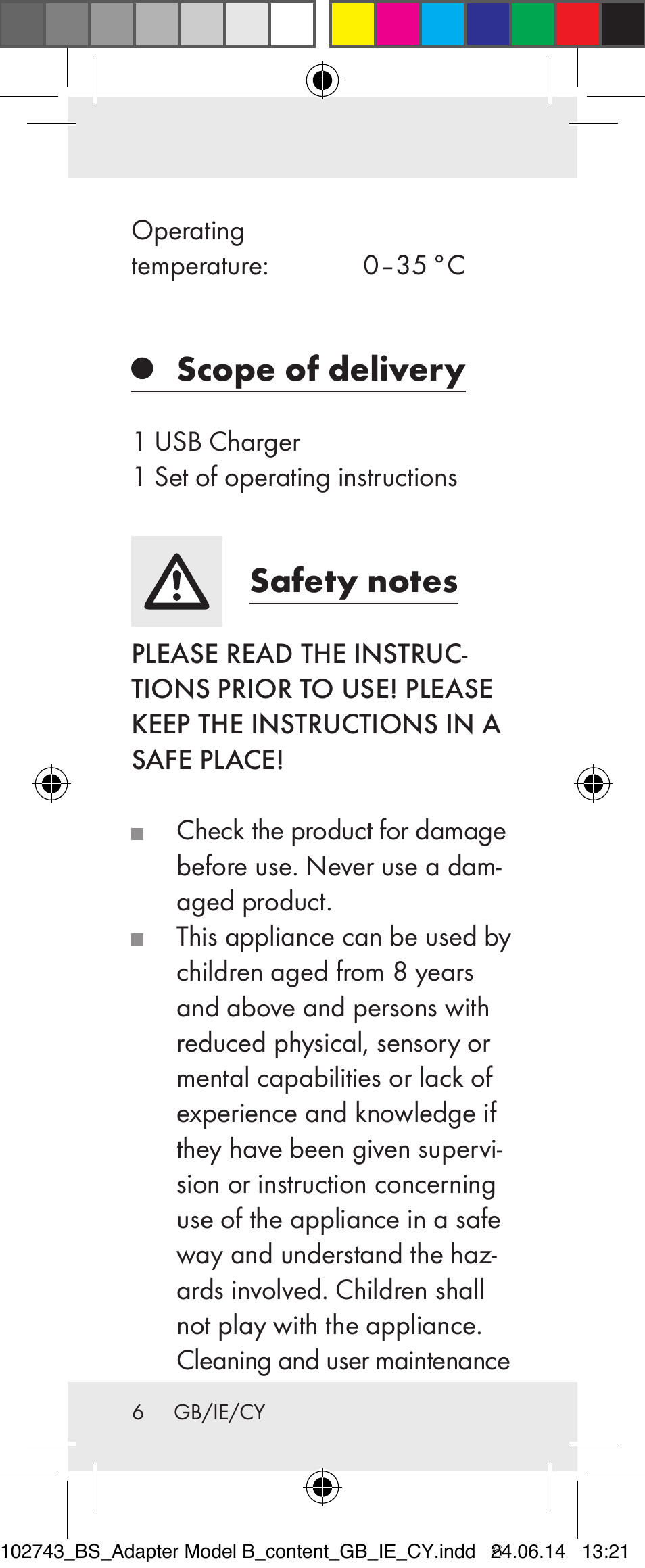 Scope of delivery | Silvercrest Z31306B-BS, Z31306B-BS-W User Manual | Page 6 / 19