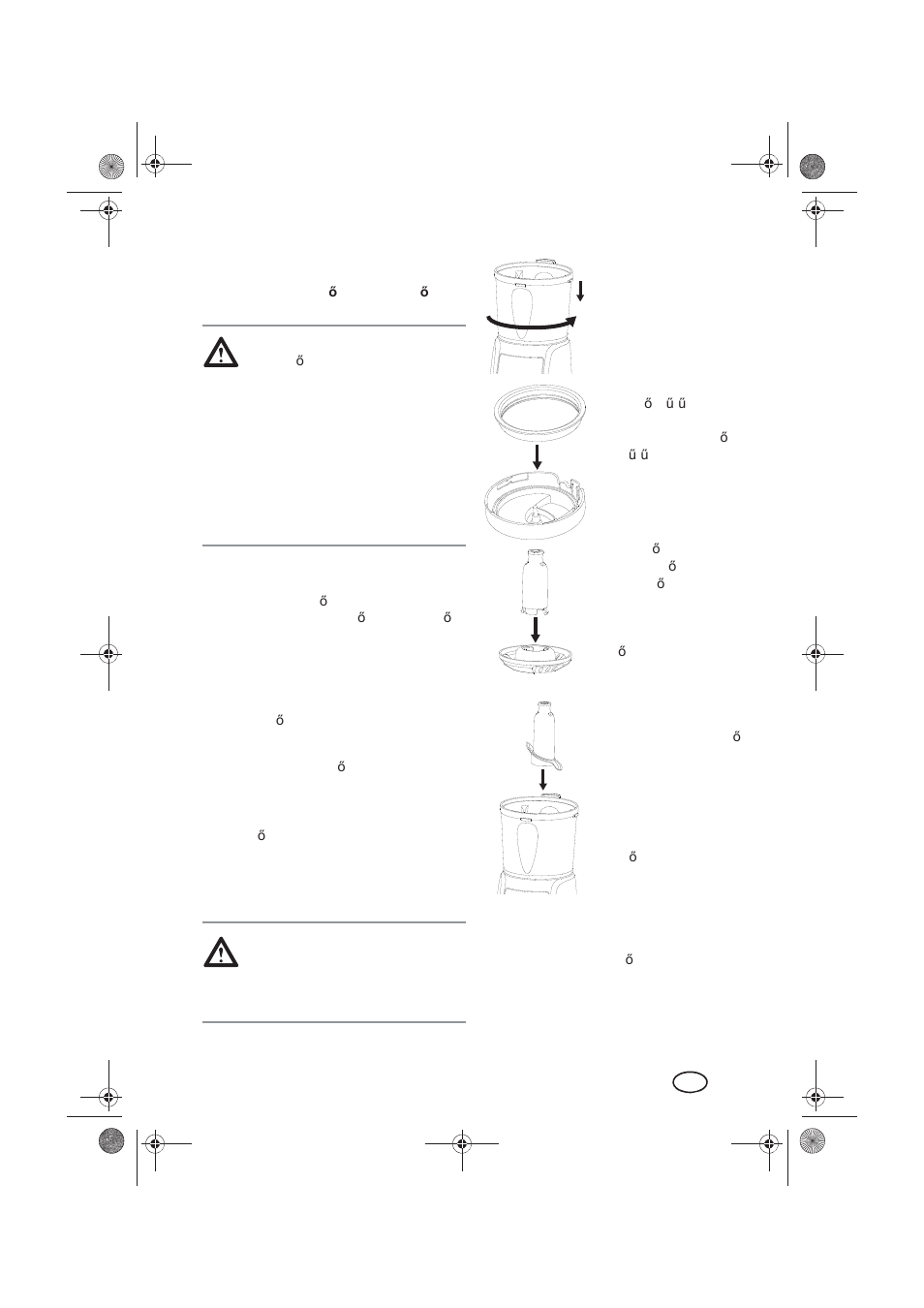 Tisztítás, Összeszerelés | Silvercrest SMZ 400 A1 User Manual | Page 27 / 74
