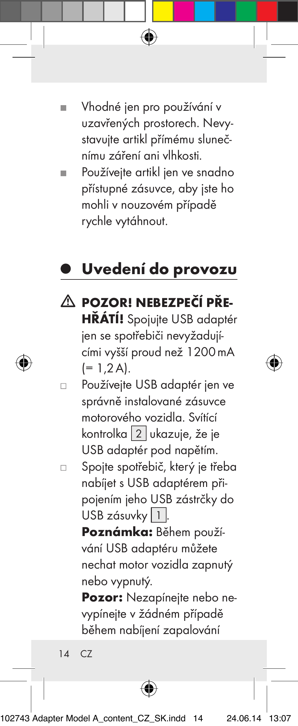 Uvedení do provozu | Silvercrest Z31306A, Z31306A-W User Manual | Page 14 / 33