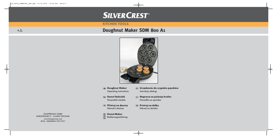 Silvercrest SDM 800 A1 User Manual | 44 pages