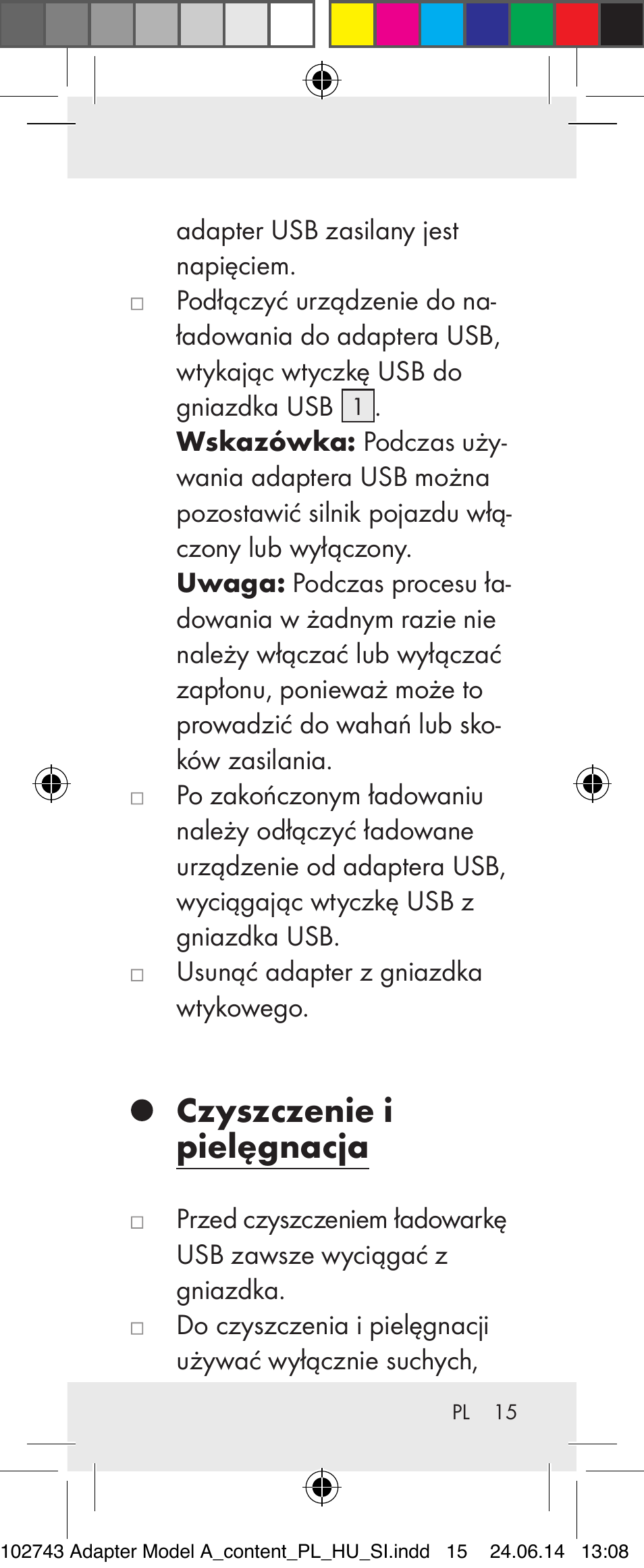 Czyszczenie i pielęgnacja | Silvercrest Z31306A, Z31306A-W User Manual | Page 15 / 43