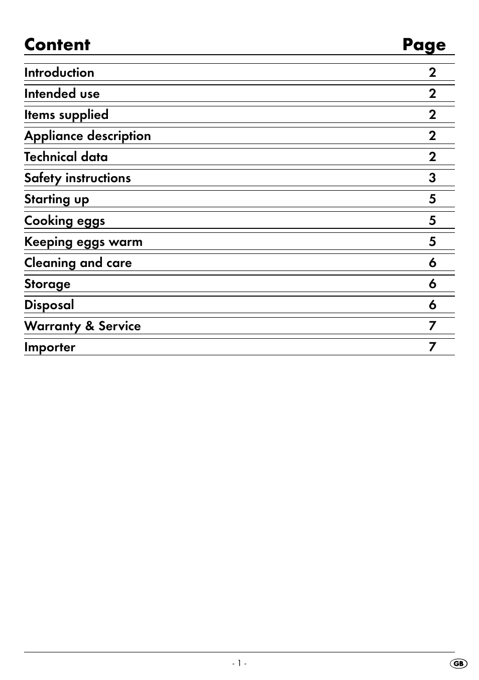 Content page | Silvercrest SEK 400 B2 User Manual | Page 4 / 27