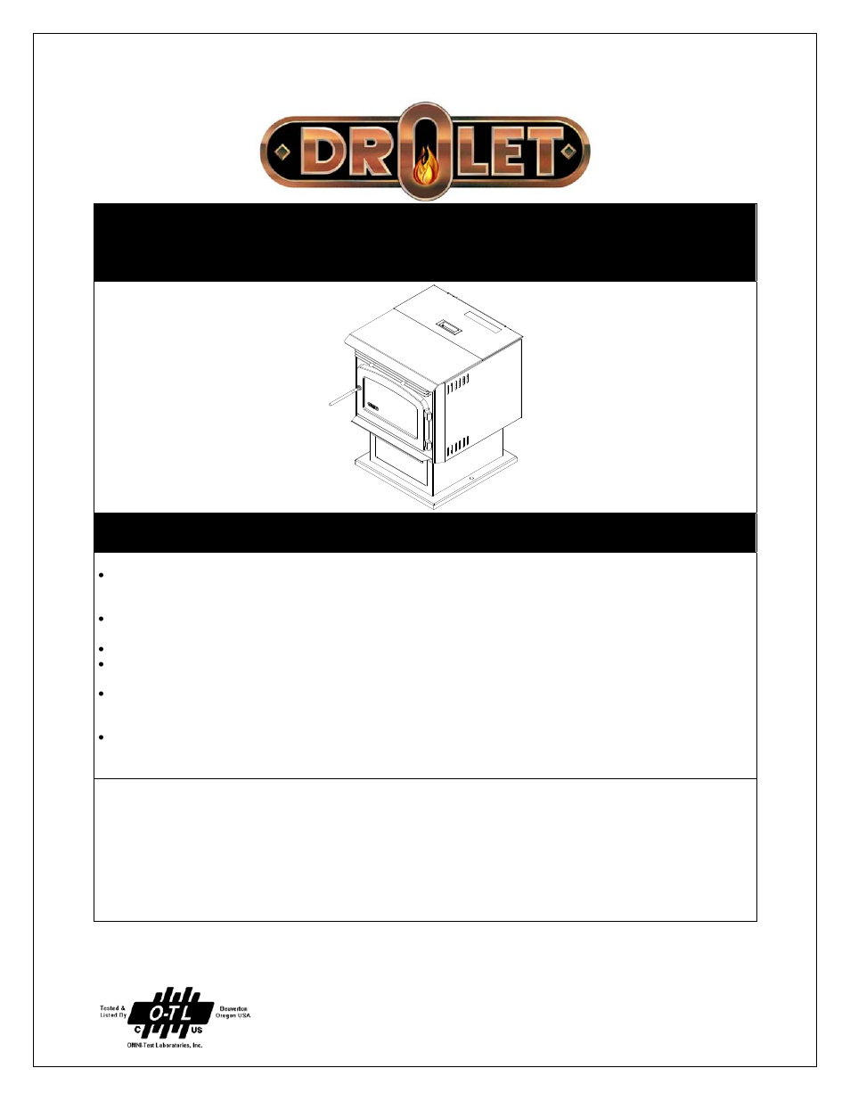 Drolet ECO-35 User Manual | 30 pages