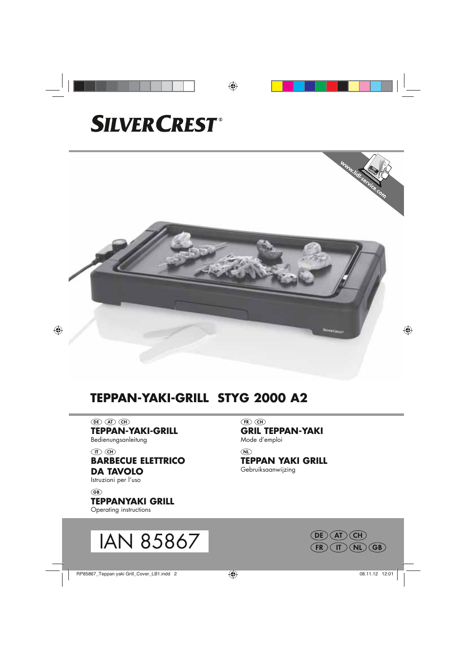 Silvercrest STYG 2000 A2 User Manual | 62 pages