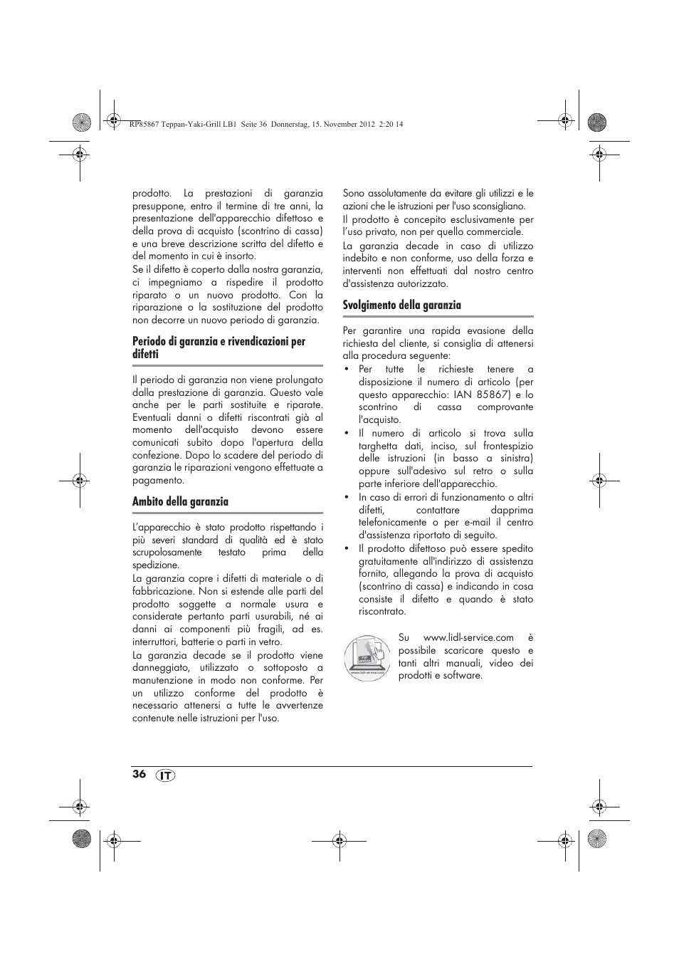 Silvercrest STYG 2000 A2 User Manual | Page 38 / 62