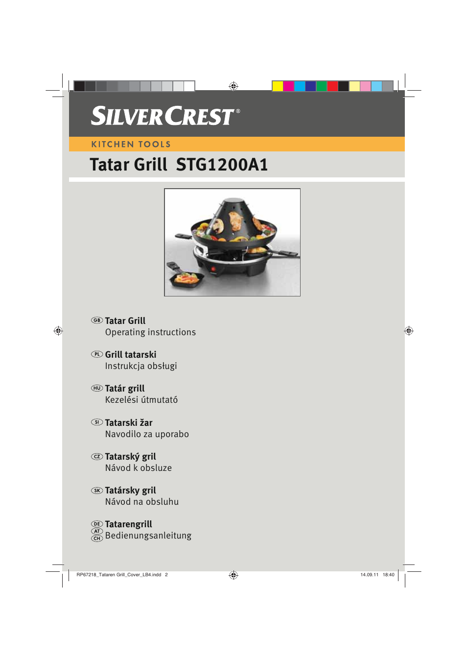 Silvercrest STG1200A1 User Manual | 74 pages