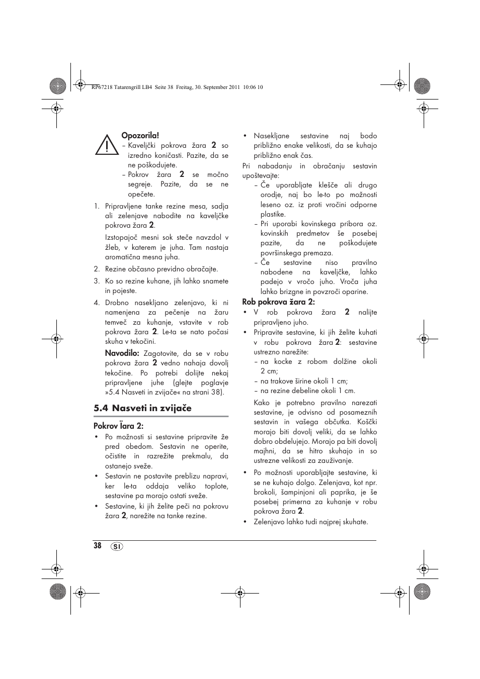 Silvercrest STG1200A1 User Manual | Page 40 / 74