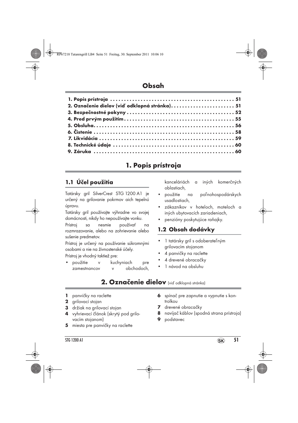 Silvercrest STG1200A1 User Manual | Page 53 / 74