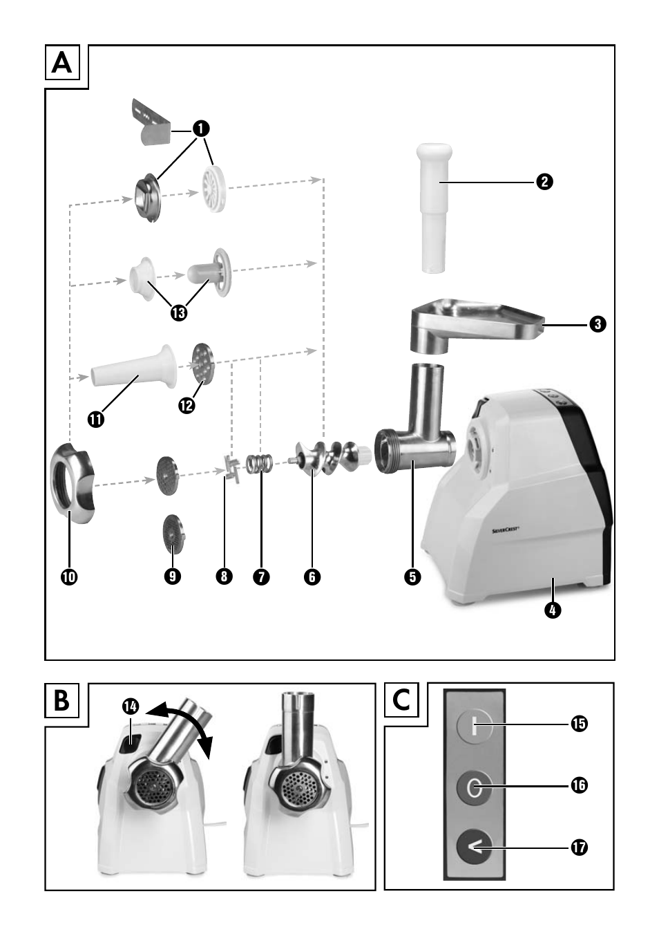 Silvercrest SFW 350 C1 User Manual | Page 3 / 93