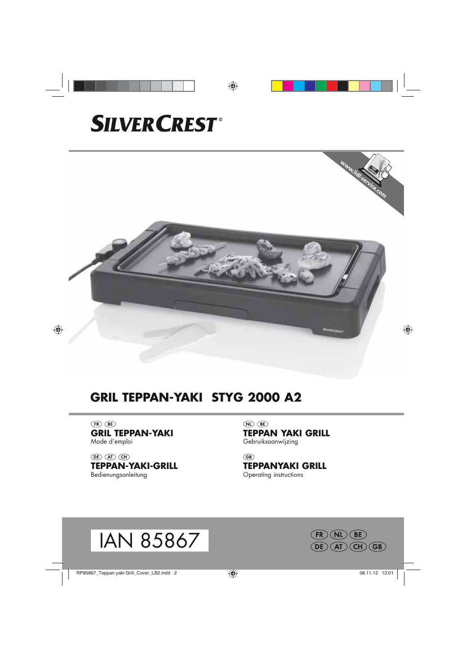 Silvercrest STYG 2000 A2 User Manual | 50 pages