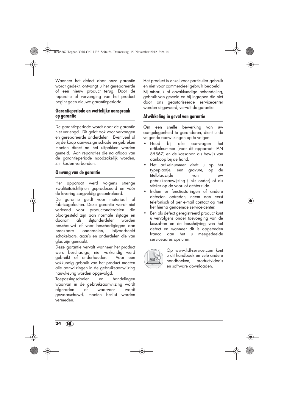 Silvercrest STYG 2000 A2 User Manual | Page 26 / 50