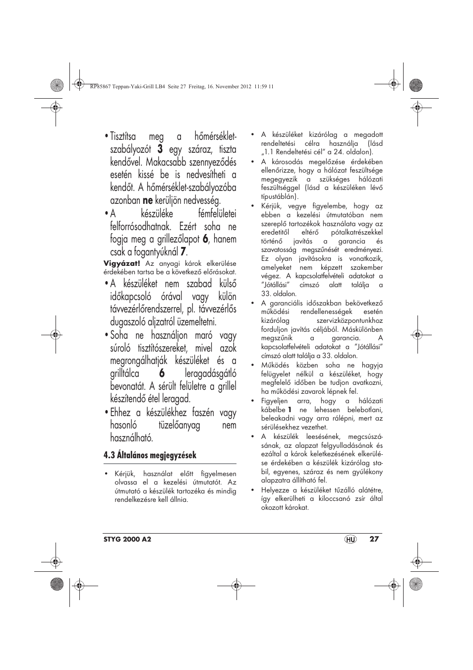 Silvercrest STYG 2000 A2 User Manual | Page 29 / 82