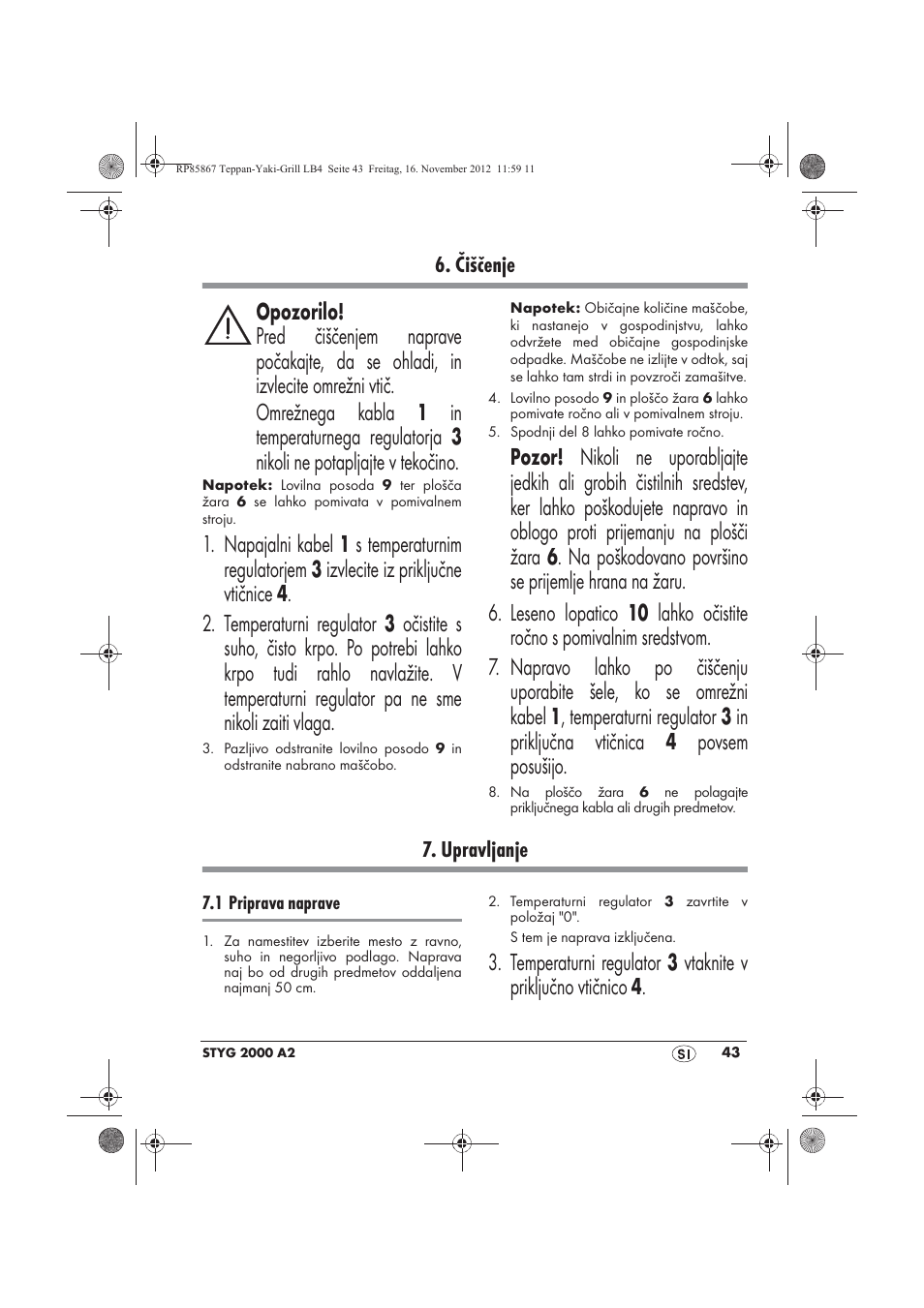 Silvercrest STYG 2000 A2 User Manual | Page 45 / 82