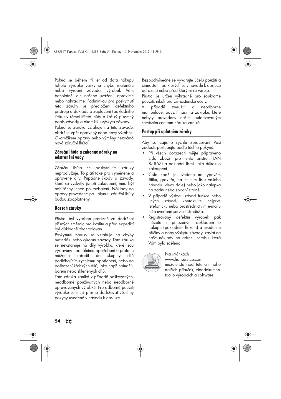 Silvercrest STYG 2000 A2 User Manual | Page 56 / 82