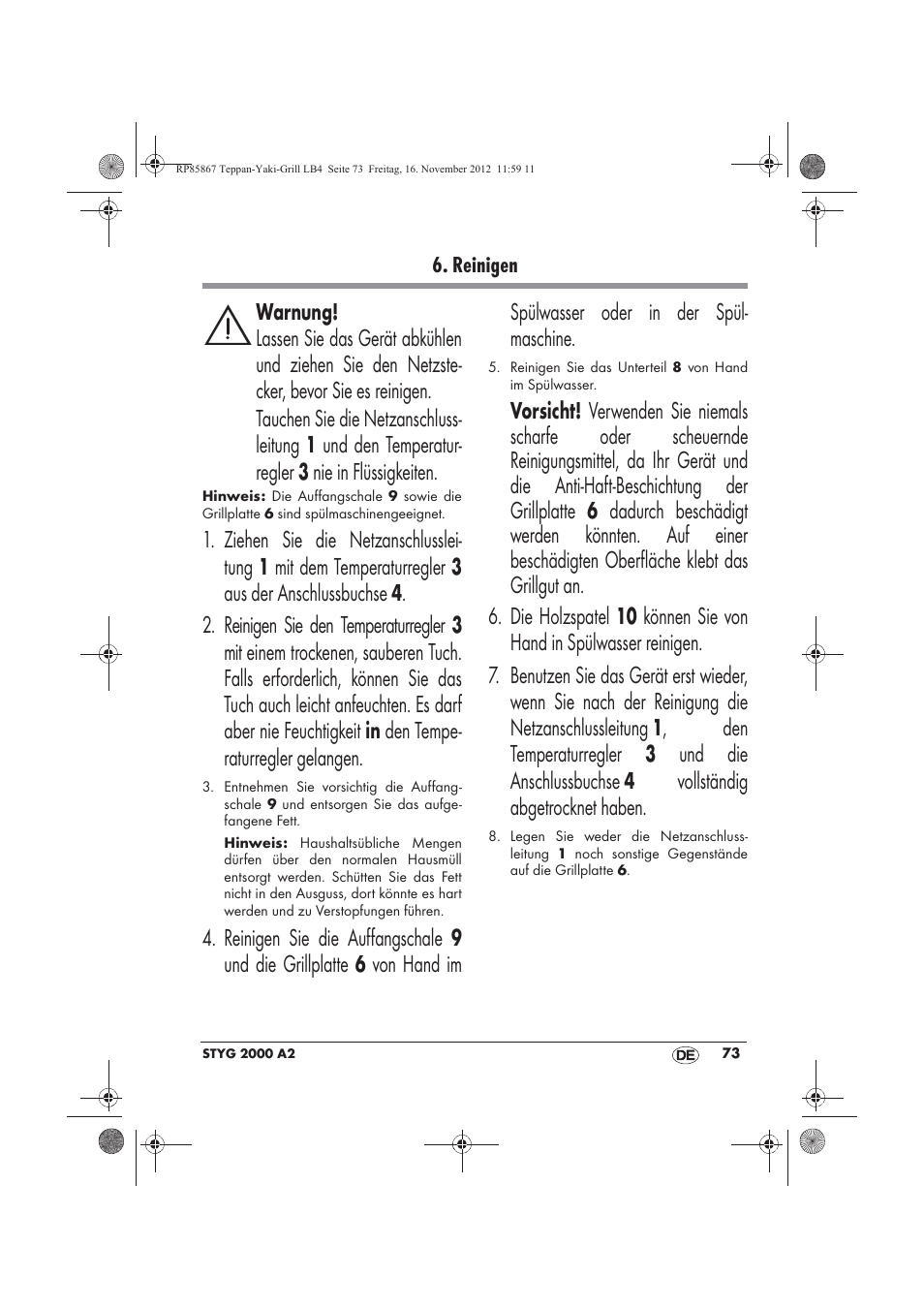 Silvercrest STYG 2000 A2 User Manual | Page 75 / 82