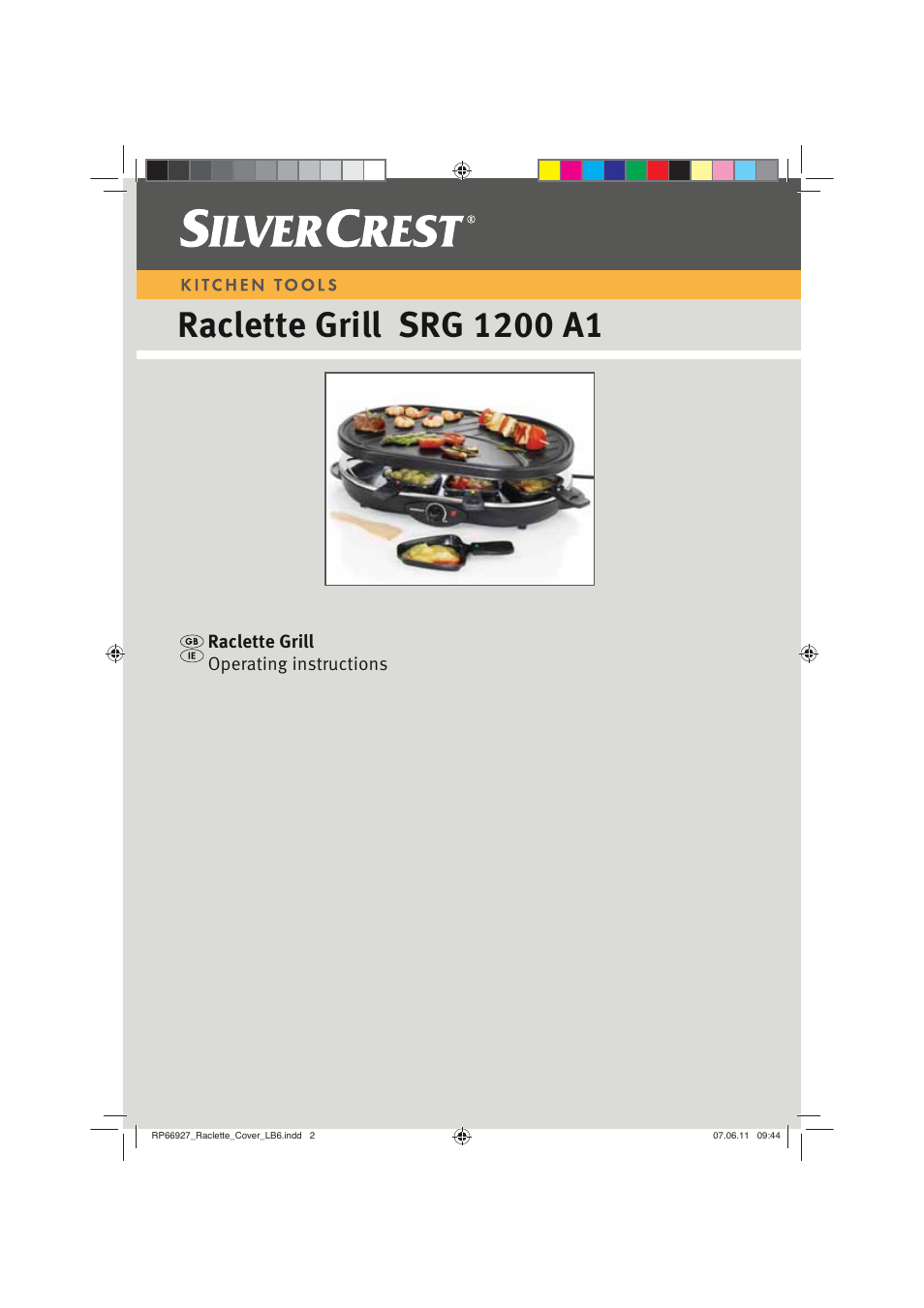 Silvercrest SRG1200A1 User Manual | 14 pages
