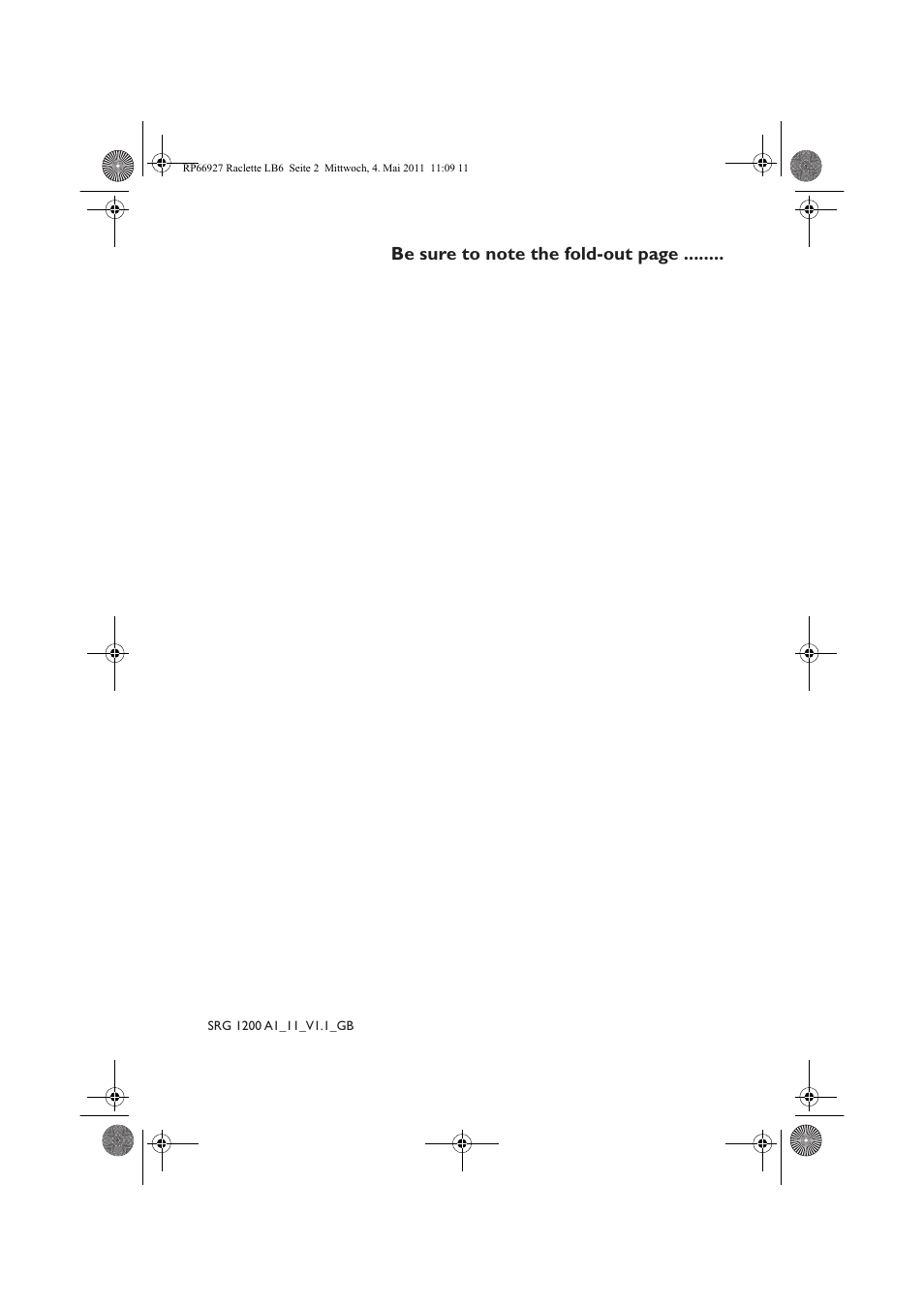 Silvercrest SRG1200A1 User Manual | Page 2 / 14