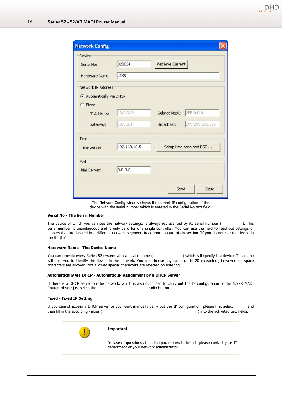 DHD Power Cruiser MADI 52/XR User Manual | Page 19 / 60