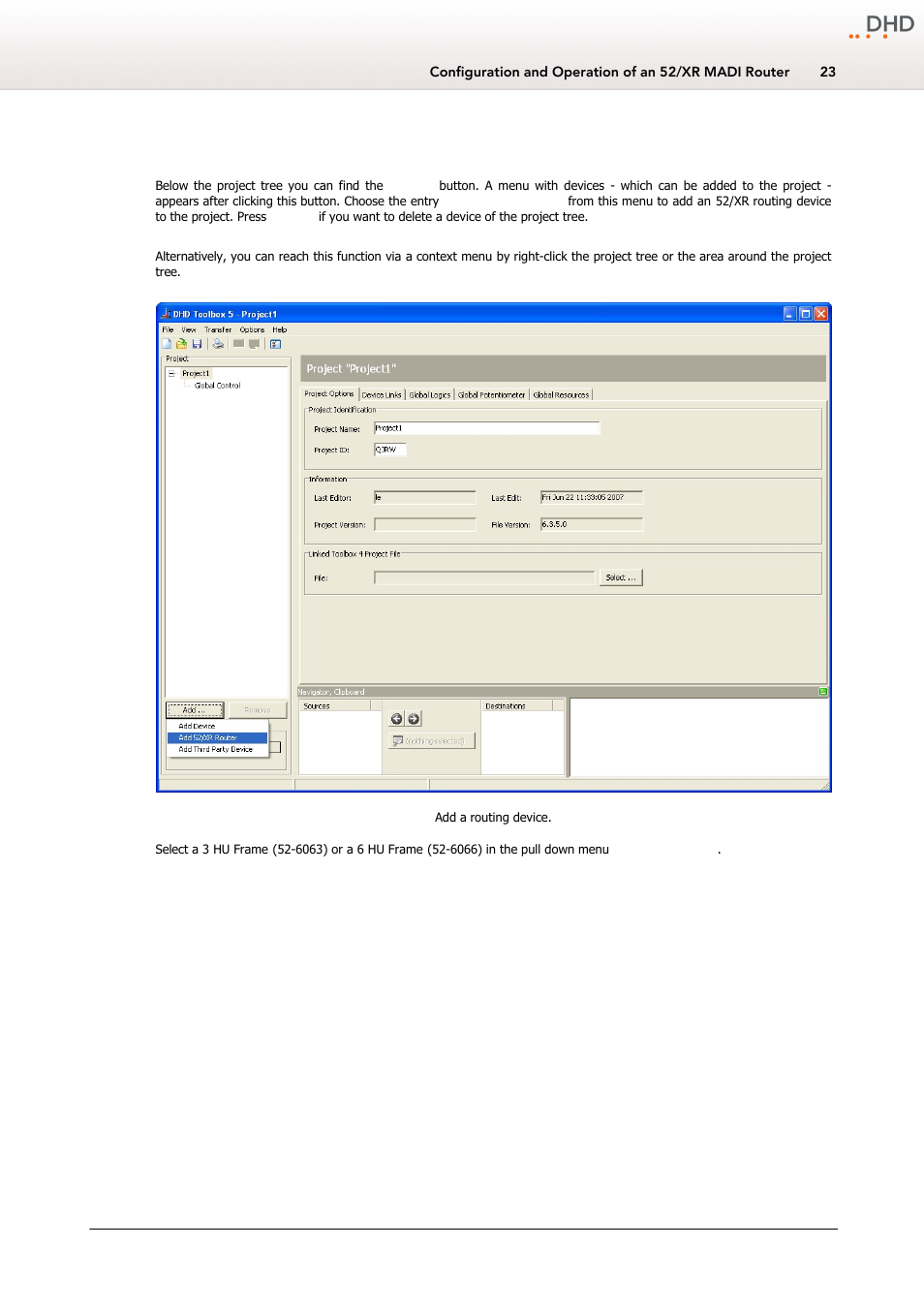 Add devices, 1 add devices | DHD Power Cruiser MADI 52/XR User Manual | Page 26 / 60