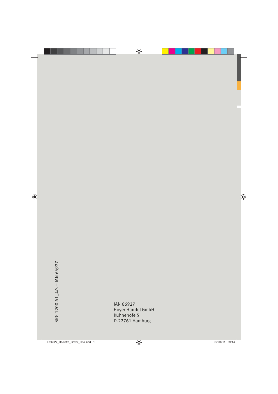 Silvercrest SRG1200A1 User Manual | Page 70 / 70