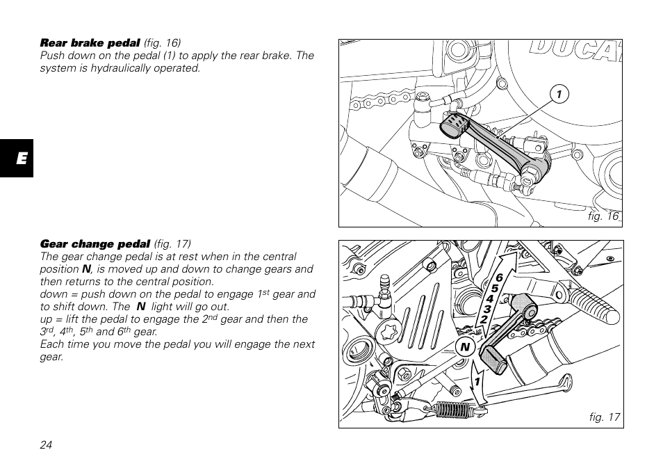 Ducati MOTORHOLDING 800SPORT User Manual | Page 24 / 84