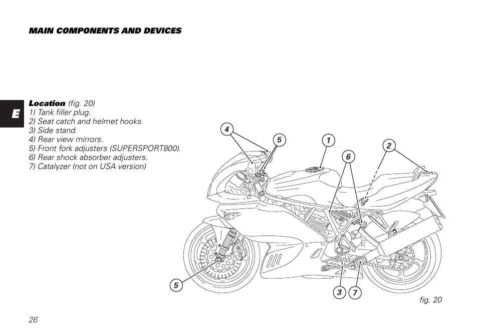 Ducati MOTORHOLDING 800SPORT User Manual | Page 26 / 84