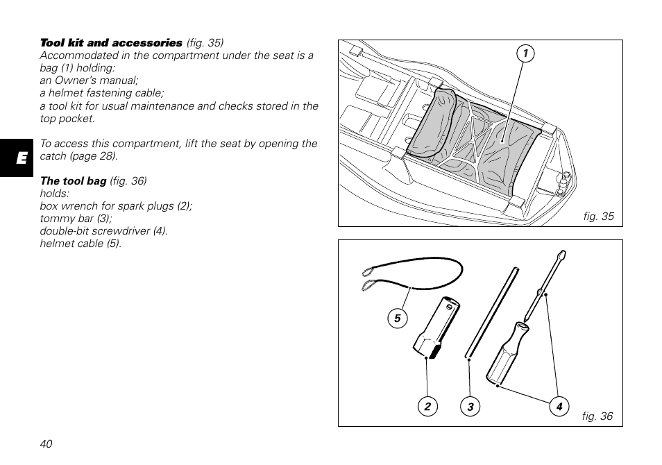 Ducati MOTORHOLDING 800SPORT User Manual | Page 40 / 84