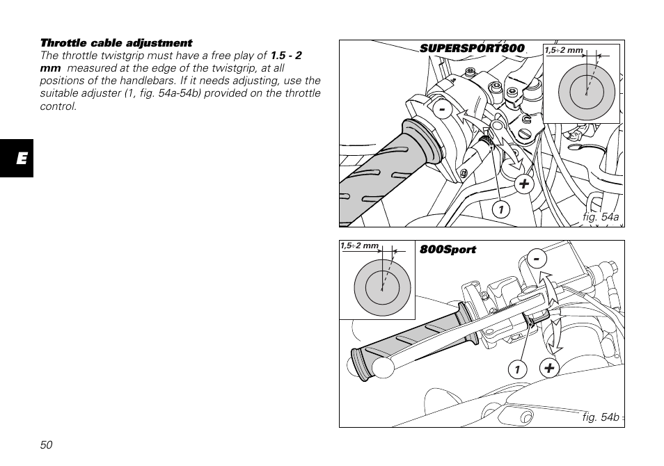 Ducati MOTORHOLDING 800SPORT User Manual | Page 50 / 84