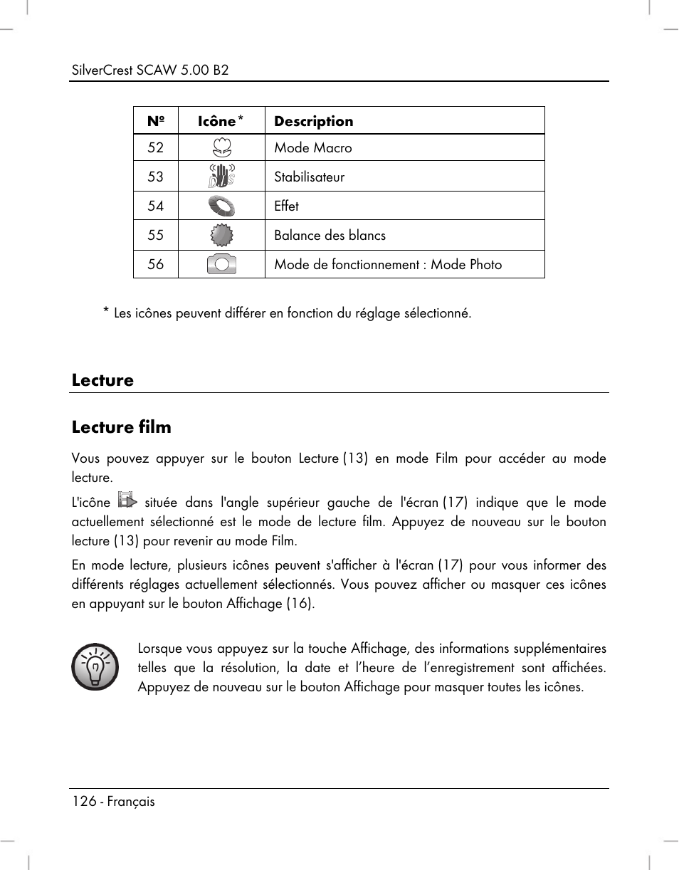 Lecture lecture film | Silvercrest SCAW 5.00 B2 User Manual | Page 128 / 364