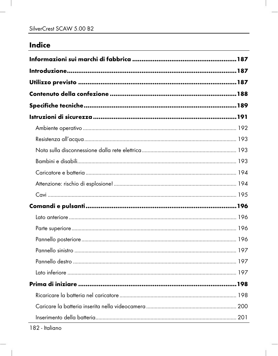 Silvercrest SCAW 5.00 B2 User Manual | Page 184 / 364