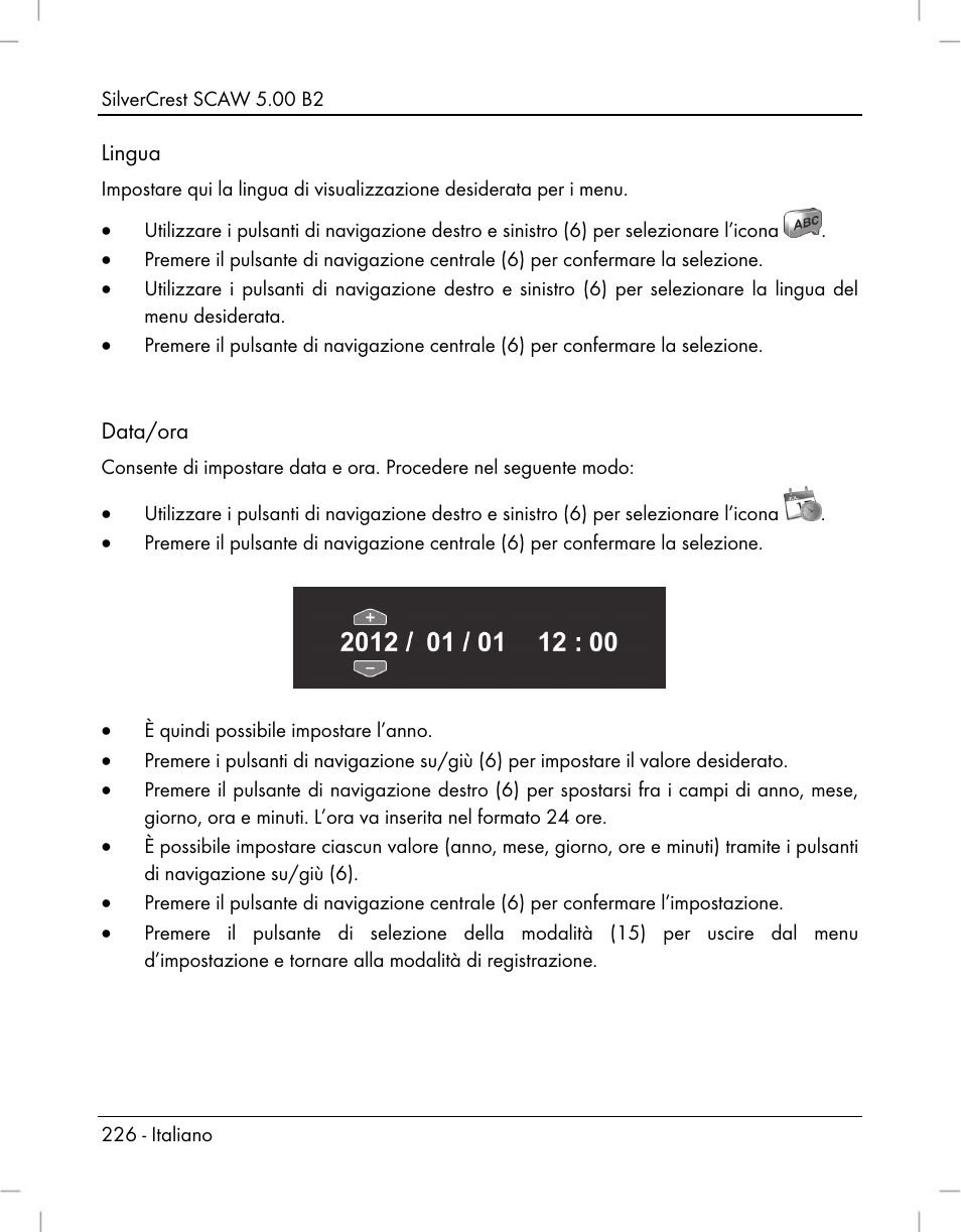 Silvercrest SCAW 5.00 B2 User Manual | Page 228 / 364