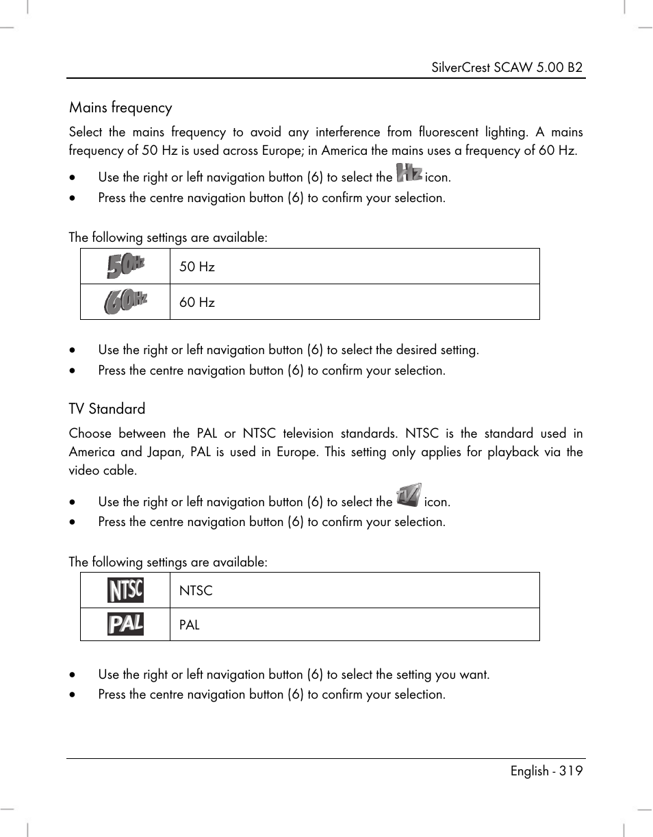 Silvercrest SCAW 5.00 B2 User Manual | Page 321 / 364