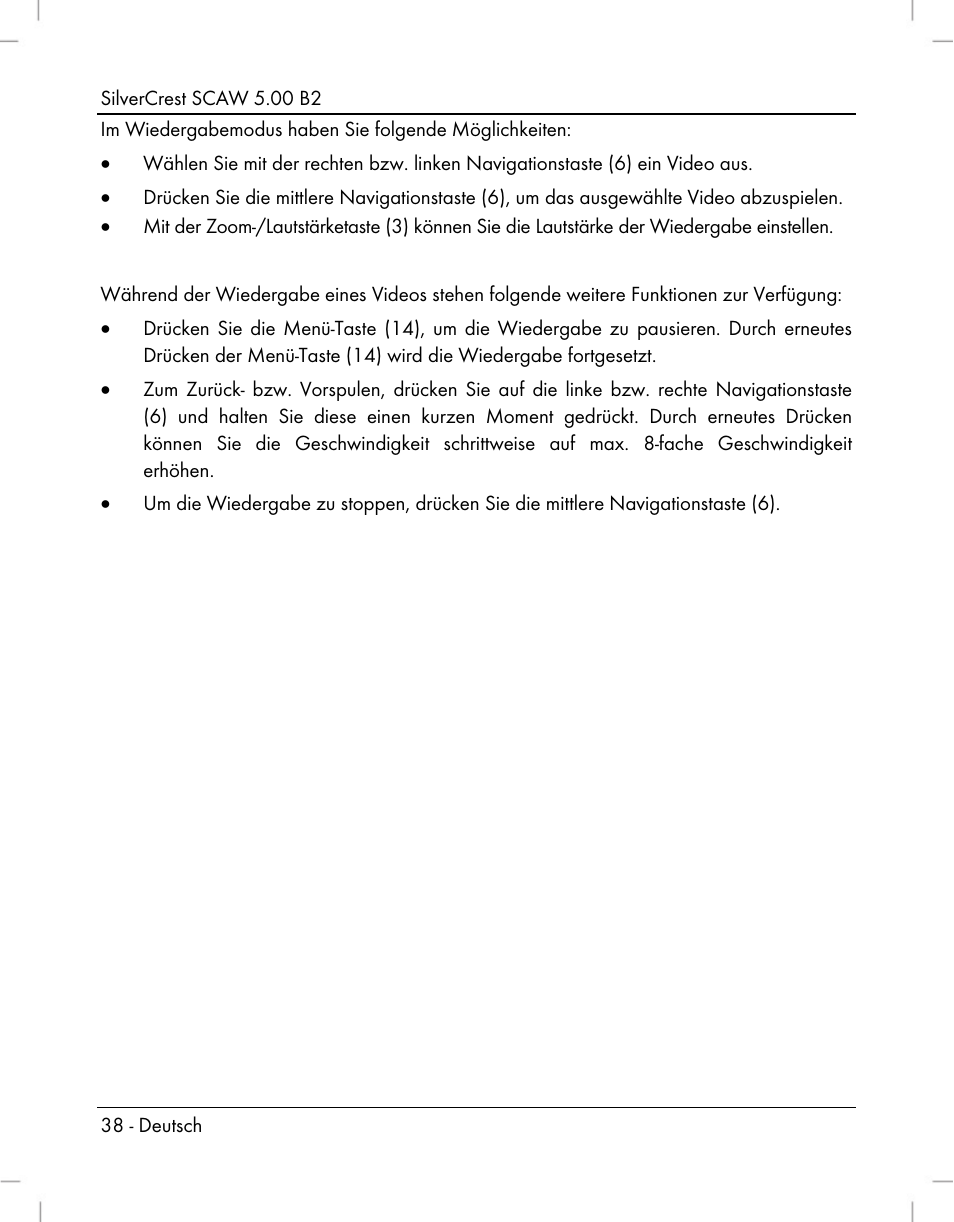 Silvercrest SCAW 5.00 B2 User Manual | Page 40 / 364
