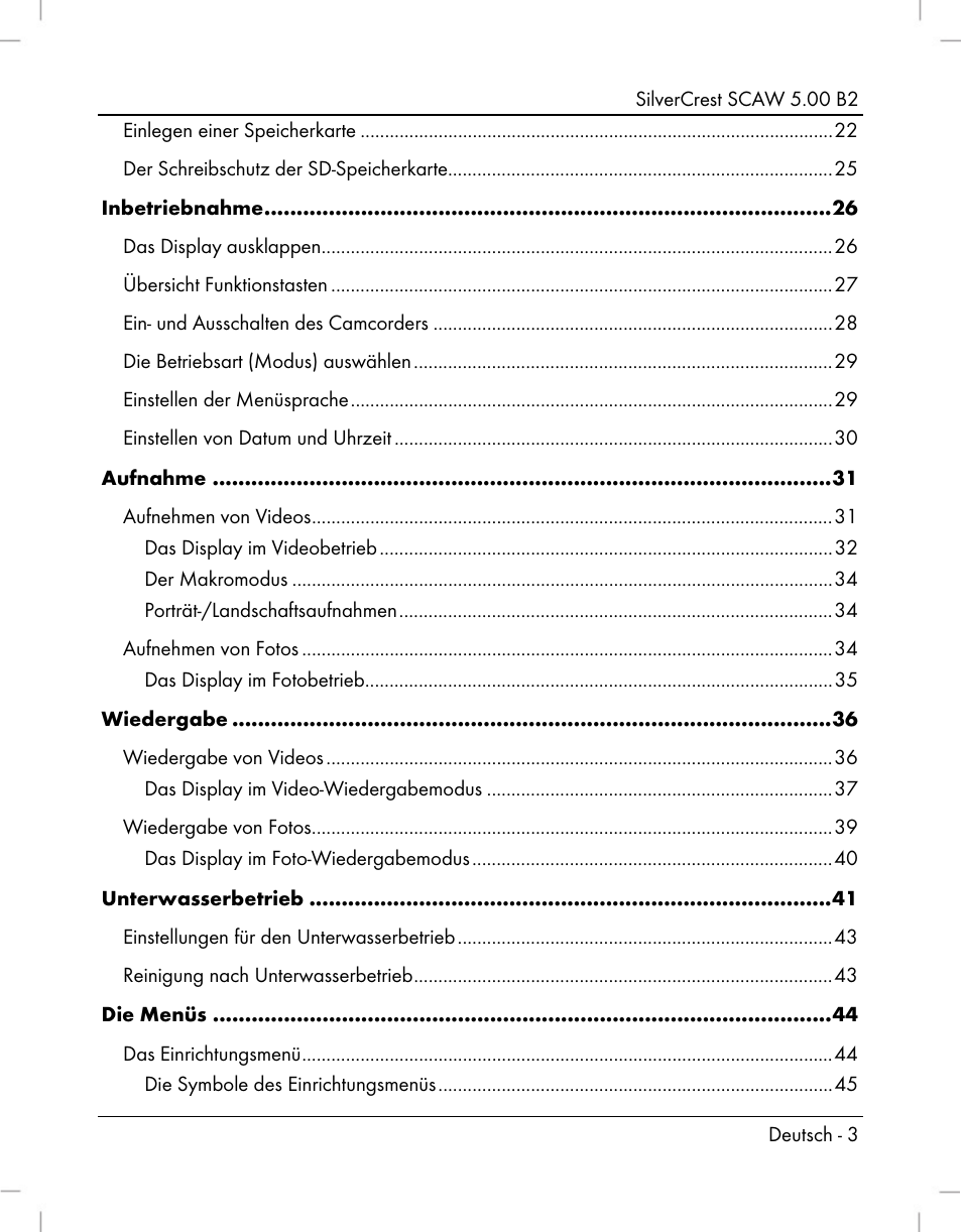 Silvercrest SCAW 5.00 B2 User Manual | Page 5 / 364