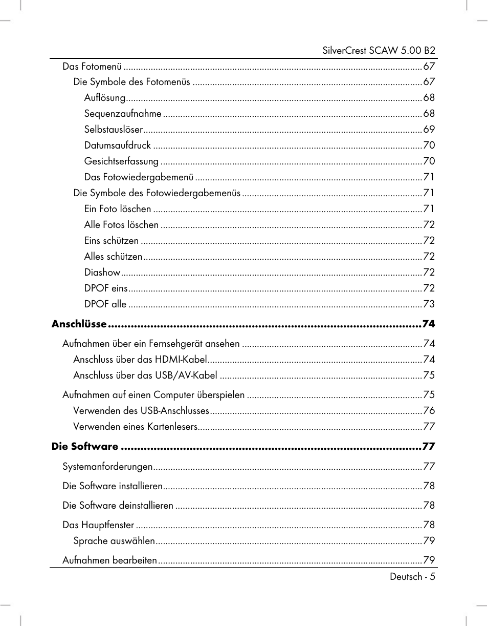 Silvercrest SCAW 5.00 B2 User Manual | Page 7 / 364