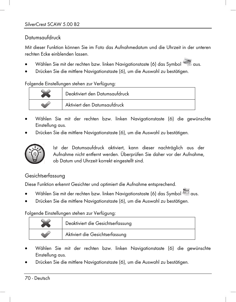 Silvercrest SCAW 5.00 B2 User Manual | Page 72 / 364