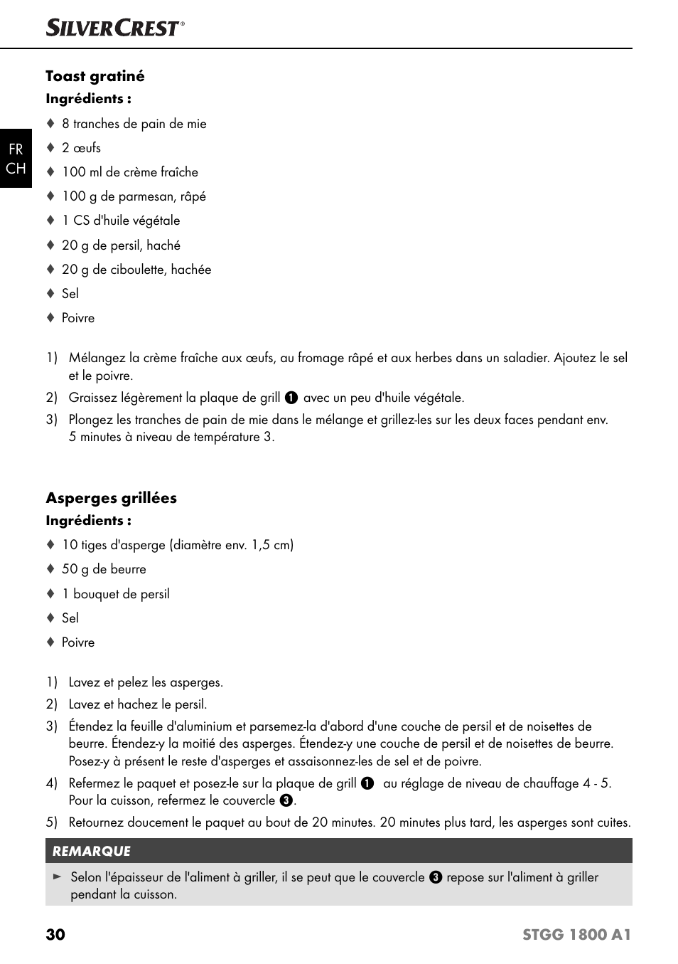 Silvercrest STGG 1800 A1 User Manual | Page 33 / 68