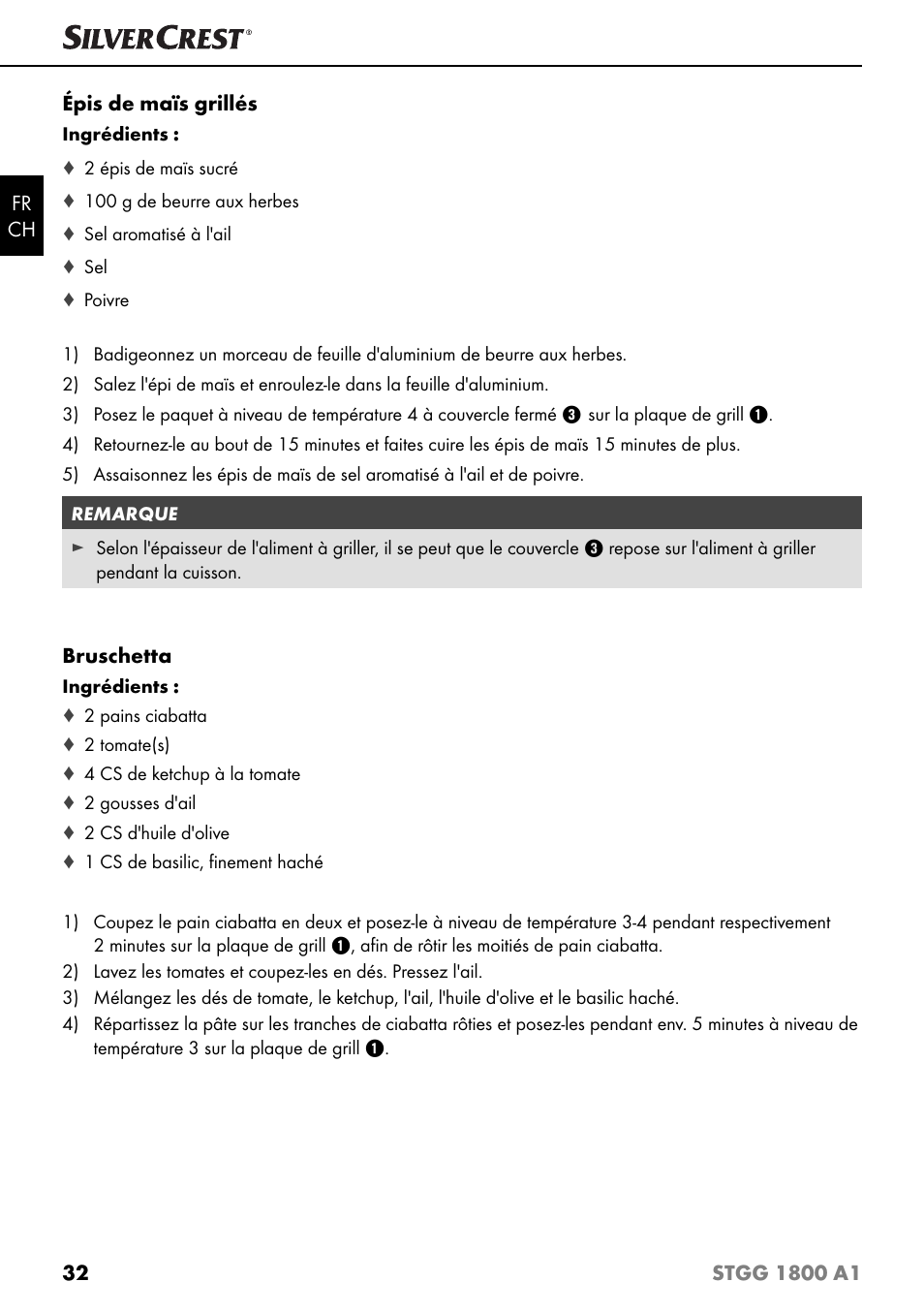 Silvercrest STGG 1800 A1 User Manual | Page 35 / 68