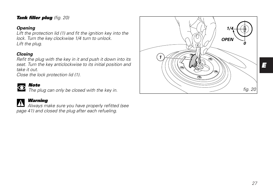 Ducati MONSTER 620 User Manual | Page 27 / 84