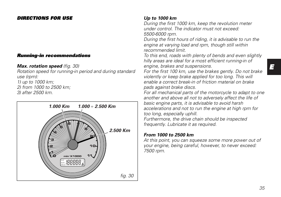 Ducati MONSTER 620 User Manual | Page 35 / 84