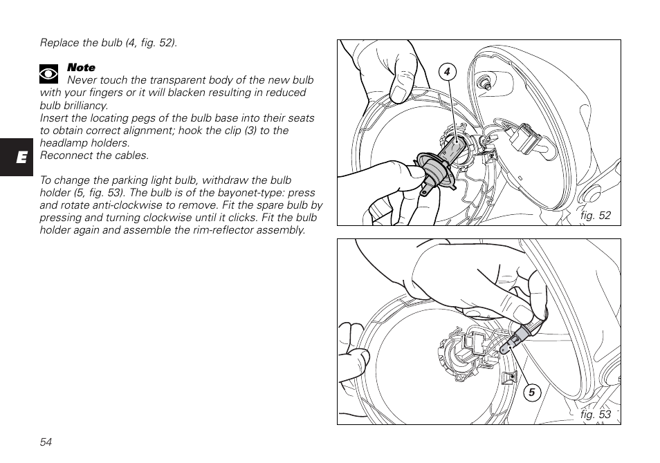 Ducati MONSTER 620 User Manual | Page 54 / 84